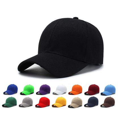 Women's Solid Color Adjustable Baseball Cap