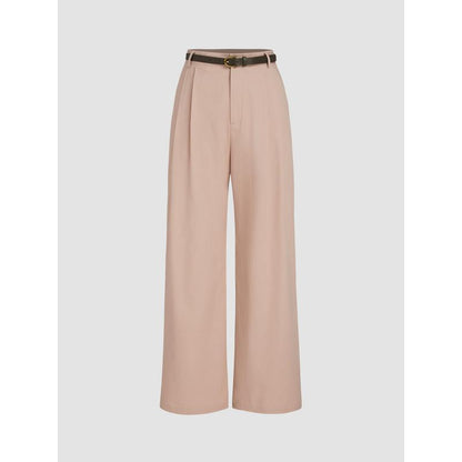 Women's Solid-Color Suit Pants