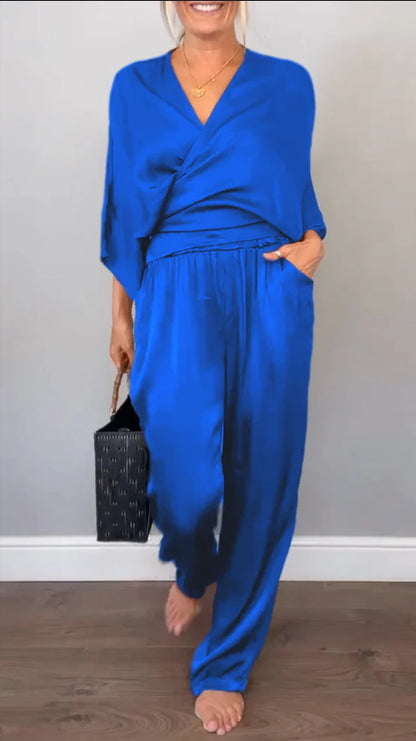 Women's Solid Satin Clothes