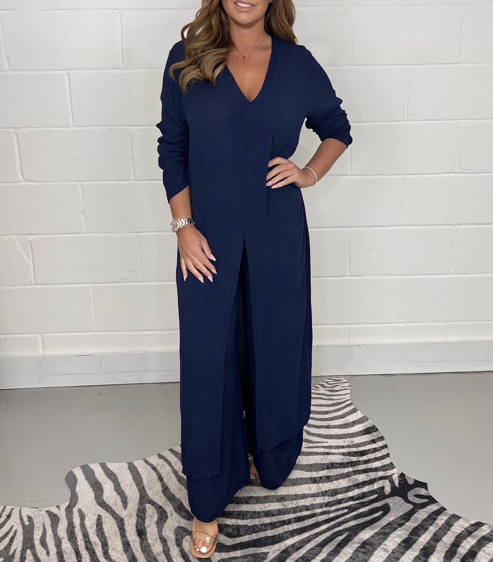 Women's Split Top and Pants Set