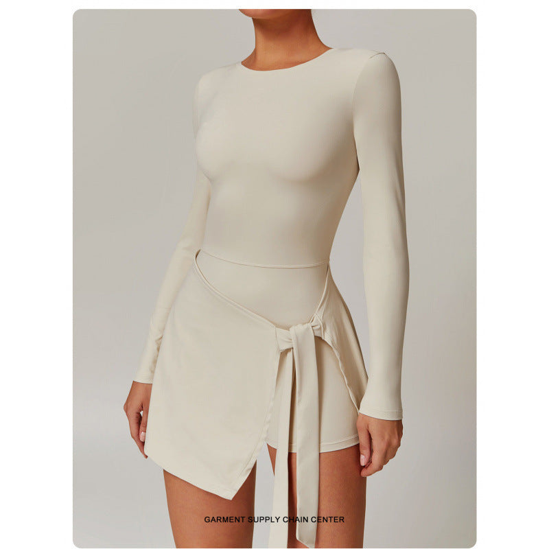 Women's Sports Dress with U-Back and Slit