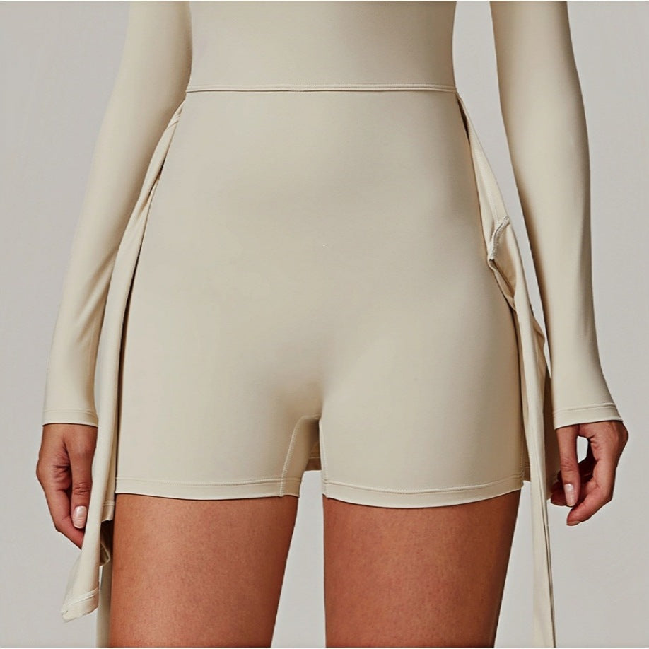 Women's Sports Dress with U-Back and Slit