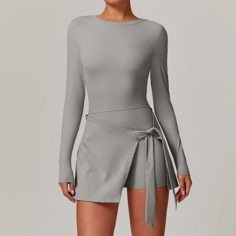 Women's Sports Dress with U-Back and Slit