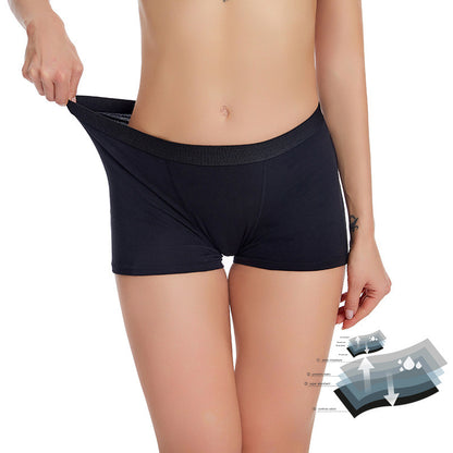 Women's sports menstrual underwear (boxer briefs)