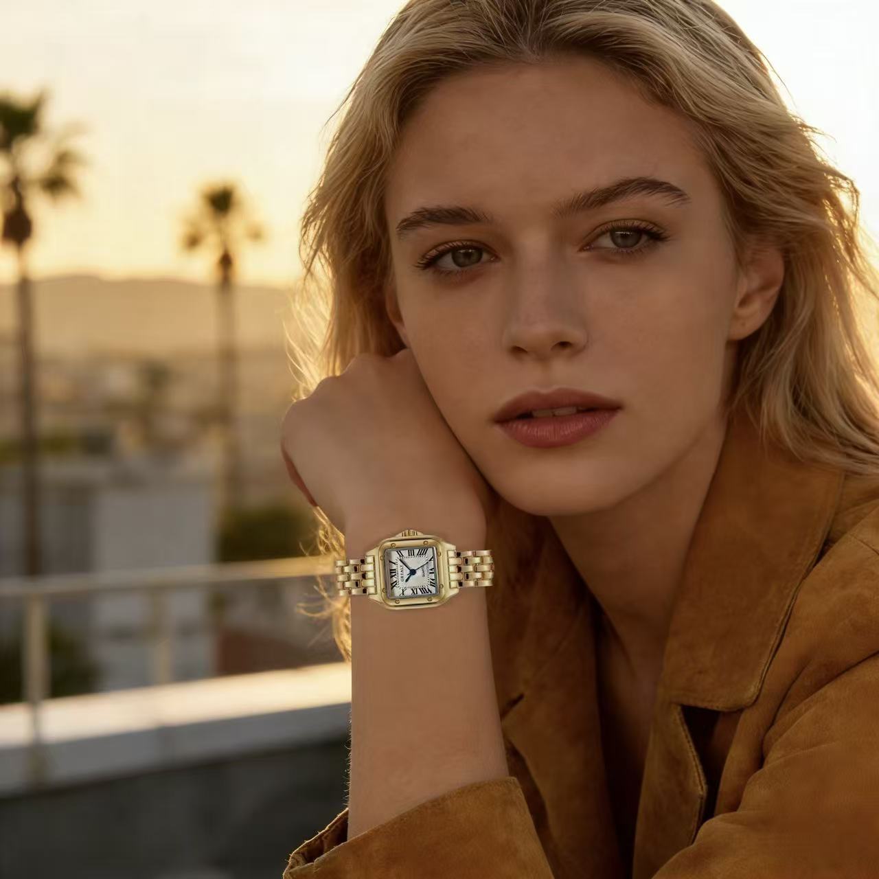 Women's Square Quartz Watch