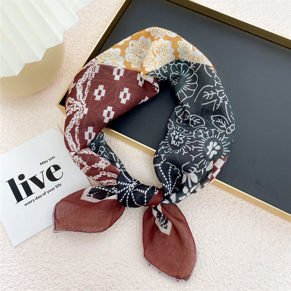 Women's Square Scarf Summer Lightweight Fashion Accessory