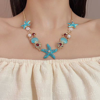 Women's Starfish Shell Necklace