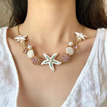 Women's Starfish Shell Necklace