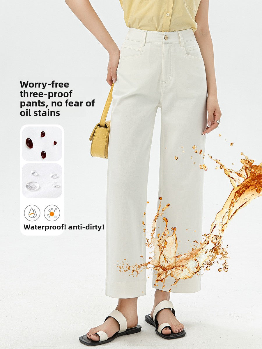 Women's Straight-Leg Cropped Jeans