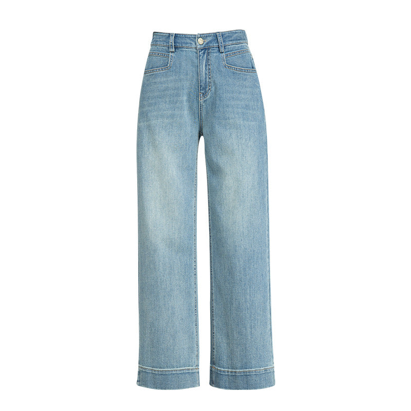 Women's Straight-Leg Cropped Jeans