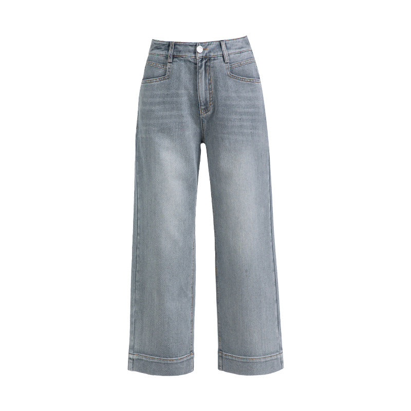 Women's Straight-Leg Cropped Jeans