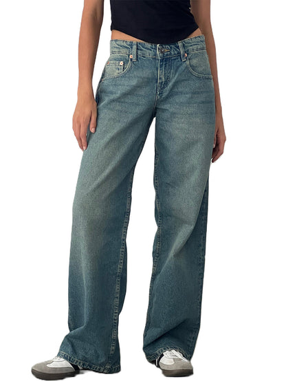 Women's Straight Leg Denim Jeans
