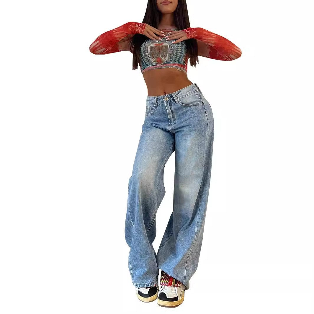 Women's Straight Leg Denim Jeans