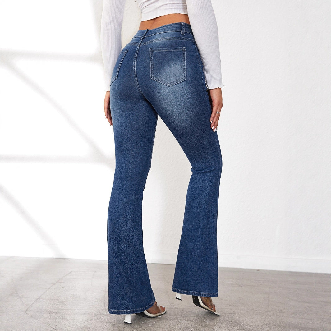Women's Stretch Bootcut Denim Pants