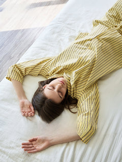 Cream Yellow Stripe