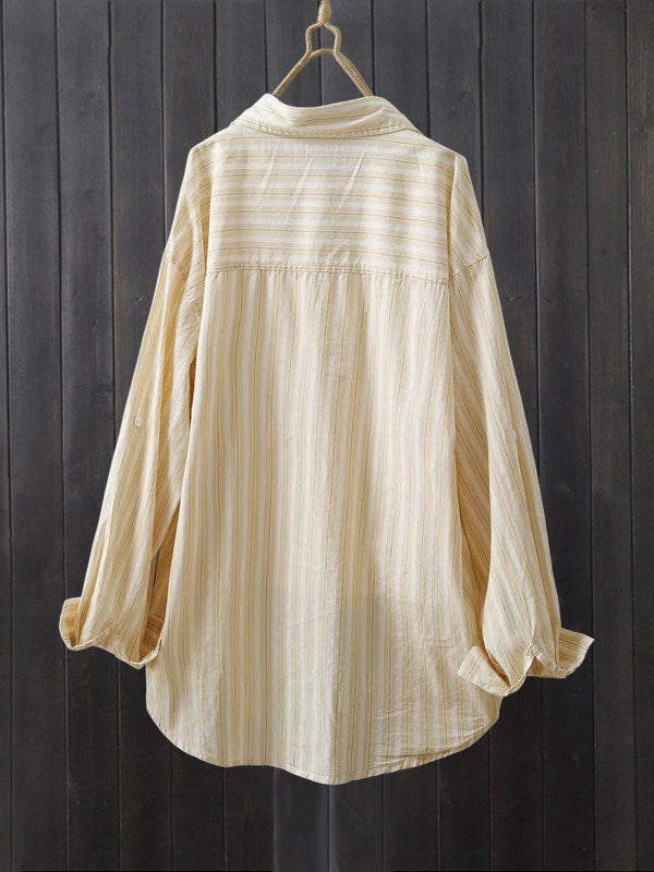 Women's Striped Sun Protection Shirt