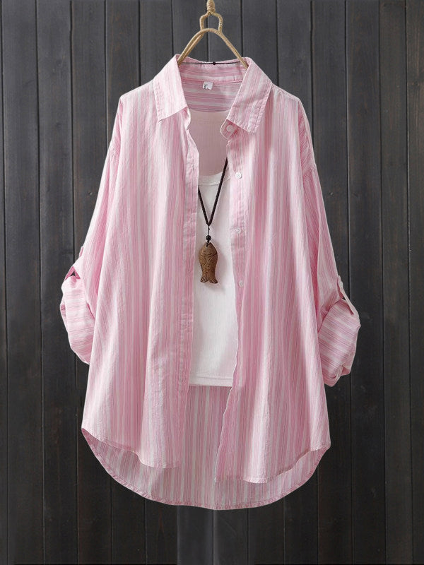 Women's Striped Sun Protection Shirt