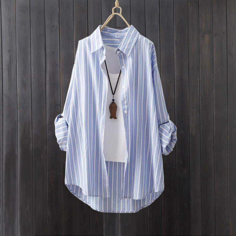 Women's Striped Sun Protection Shirt