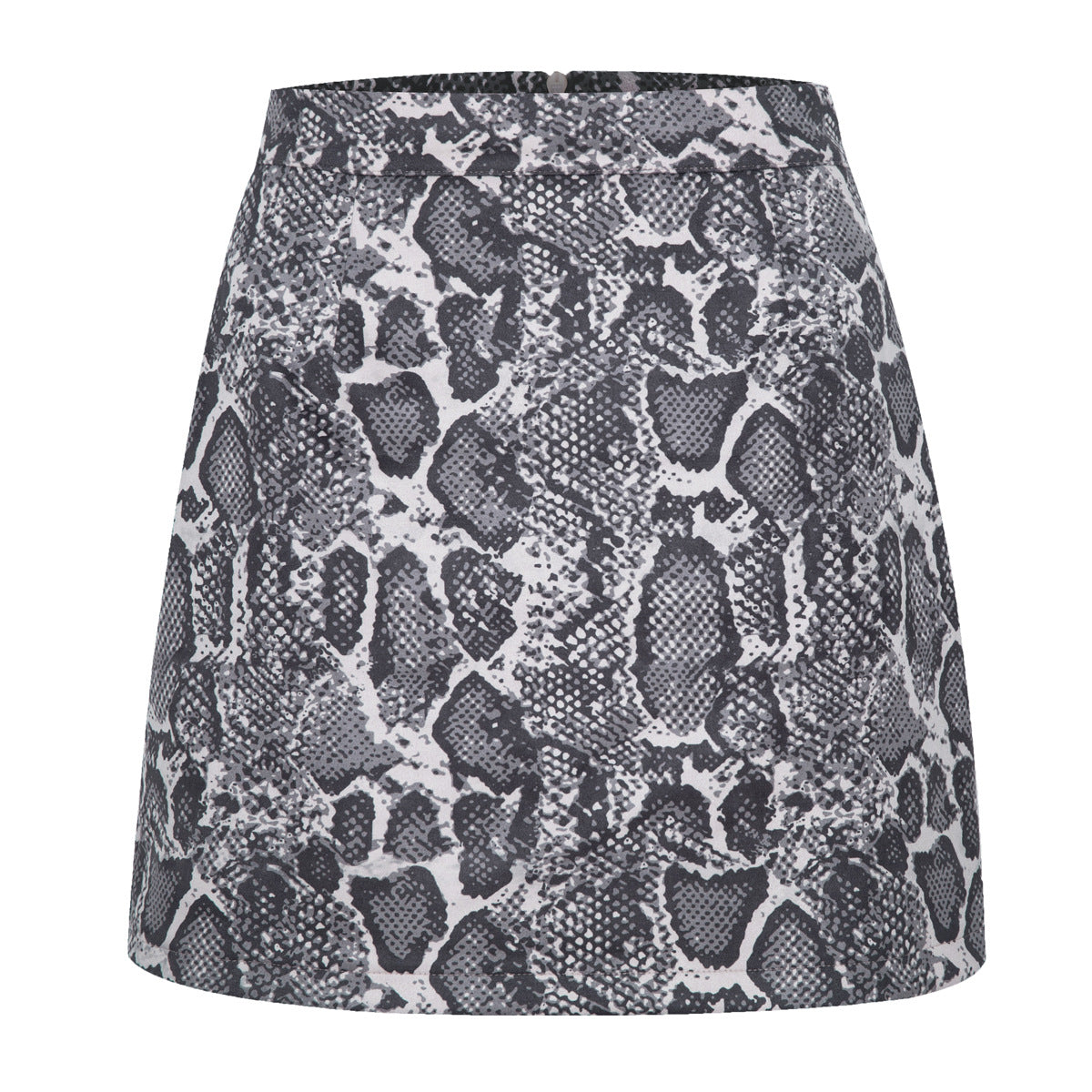 Women's suede fabric high-waisted short skirt half-length dress