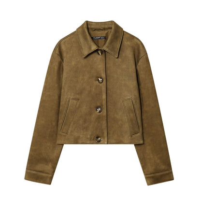 Women's Suede Texture Jacket