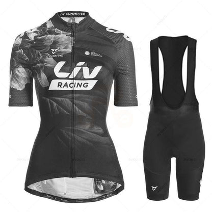 Women's Summer Cycling Jersey for Road Biking and Downhill Riding