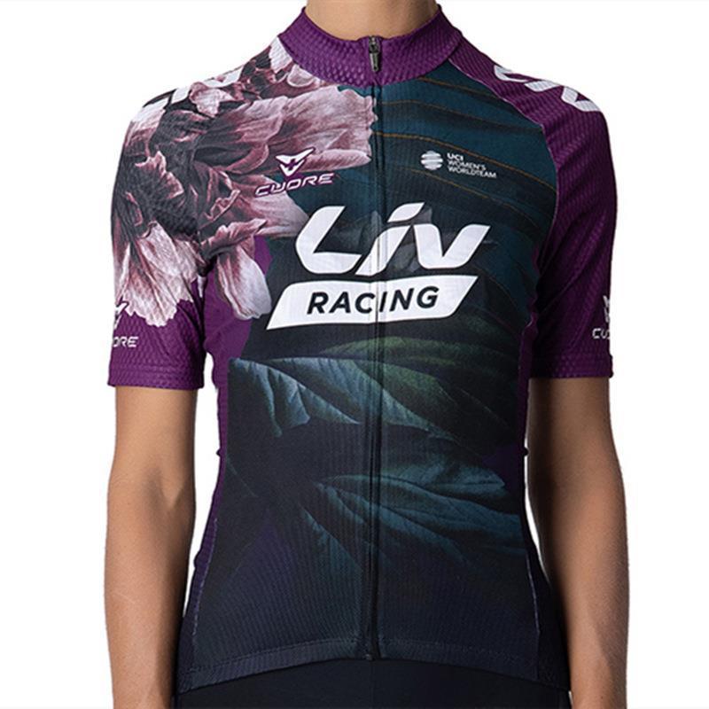 Women's Summer Cycling Jersey for Road Biking and Downhill Riding