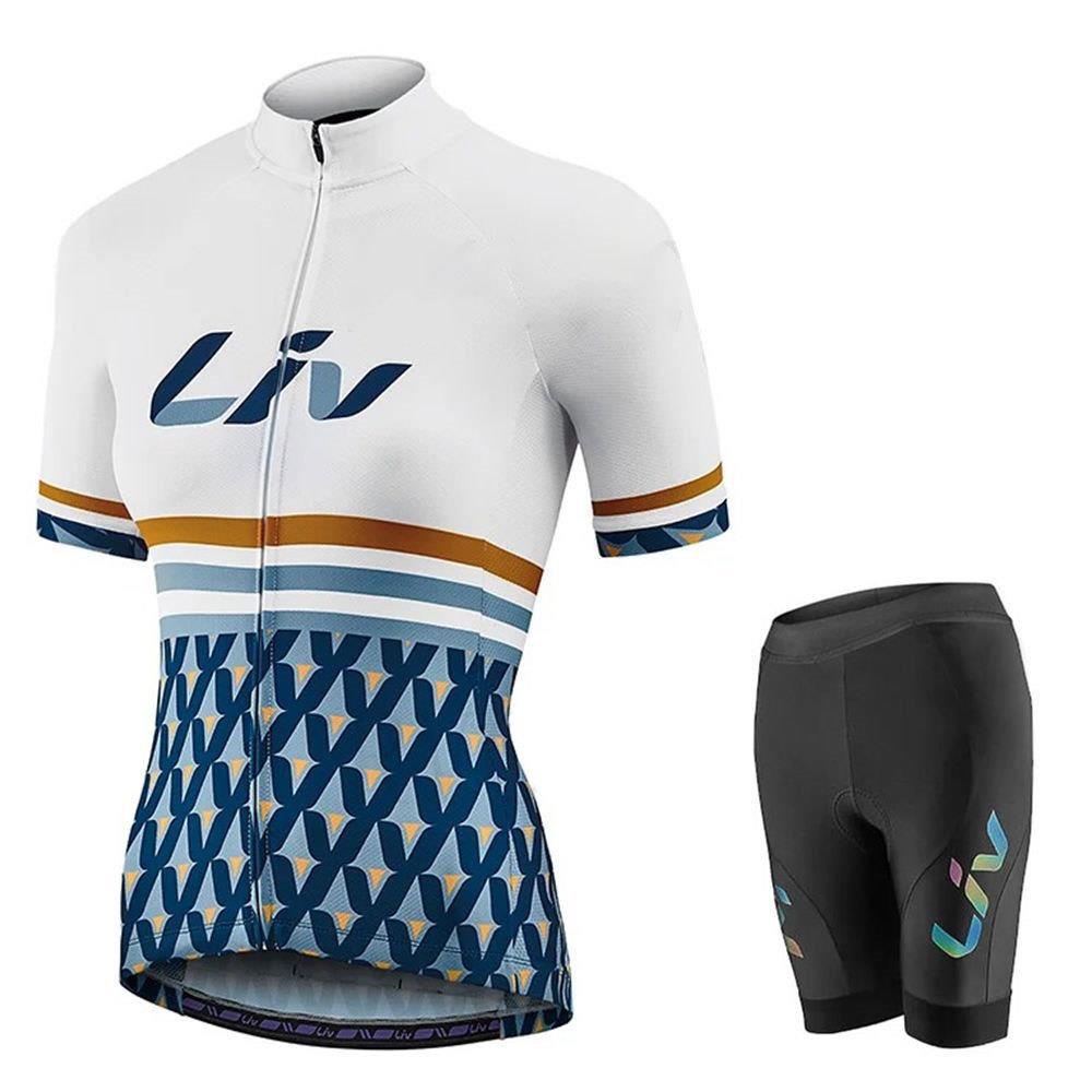 Women's Summer Cycling Jersey for Road Biking and Downhill Riding