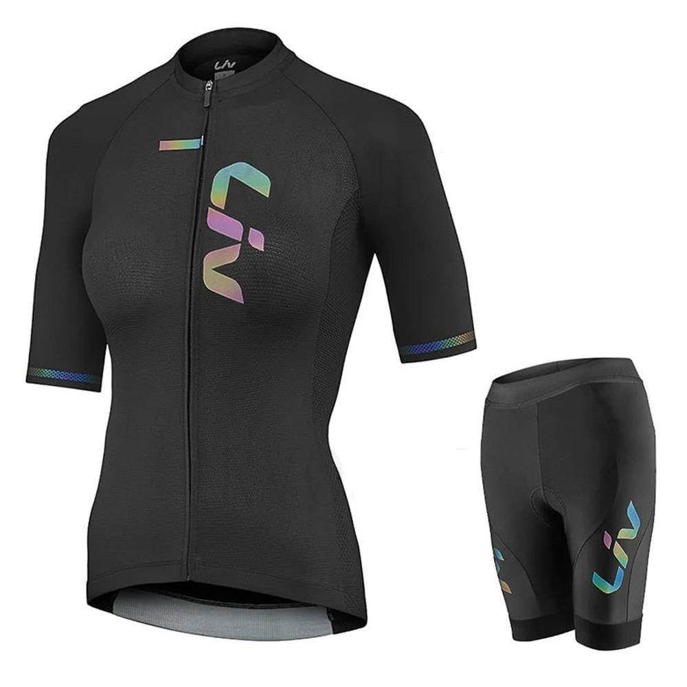Women's Summer Cycling Jersey for Road Biking and Downhill Riding