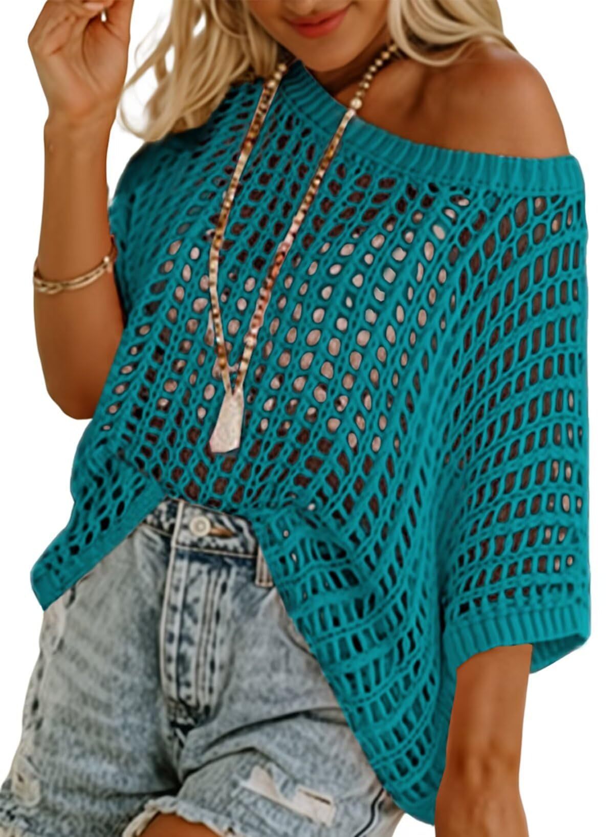 Women's Summer Hollow-out Knitted Sweater