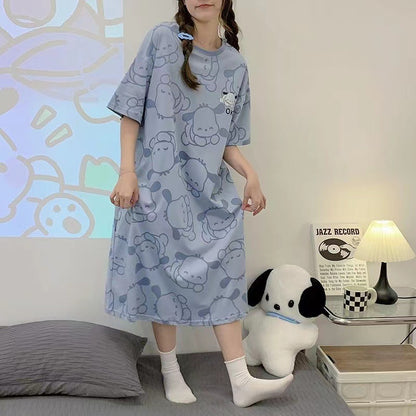 Women's Summer Nightdress Loose Large Size
