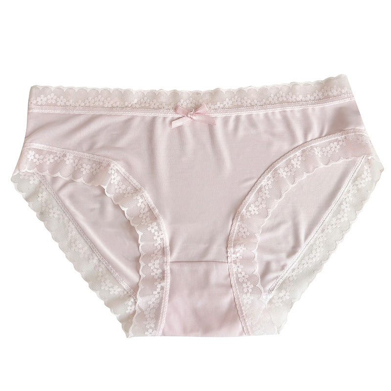 Women's Summer Pure Cotton Lace Underwear