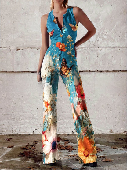 Women's Summer Twill Jumpsuit