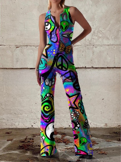 Women's Summer Twill Jumpsuit