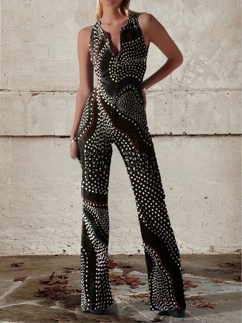 Women's Summer Twill Jumpsuit