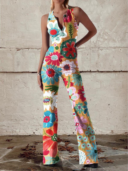 Women's Summer Twill Jumpsuit