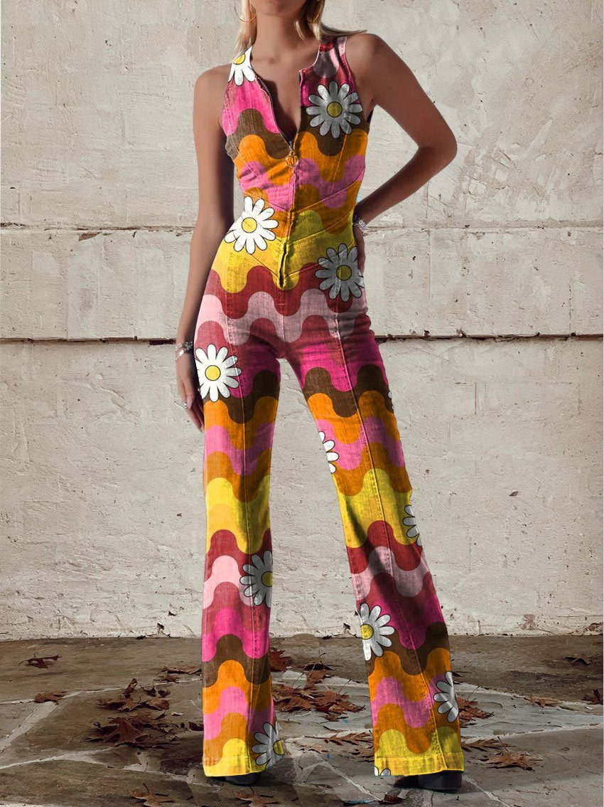 Women's Summer Twill Jumpsuit