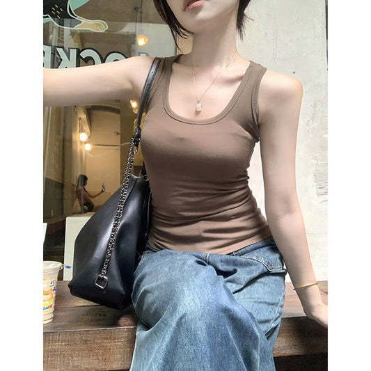 Women's Summer U-Neck Sleeveless Tank Top