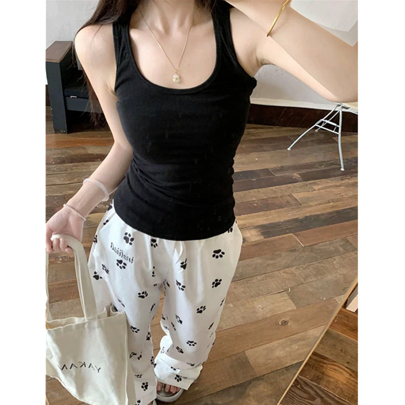 Women's Summer U-Neck Sleeveless Tank Top