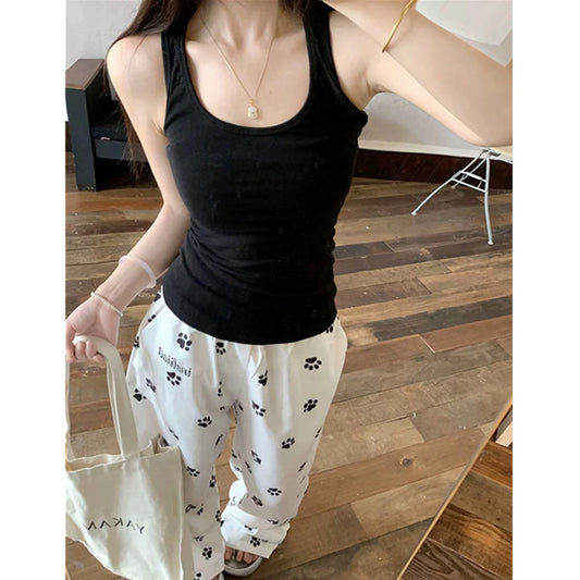Women's Summer U-Neck Sleeveless Tank Top