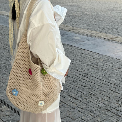 Women's Summer Woven Straw Crossbody Bag