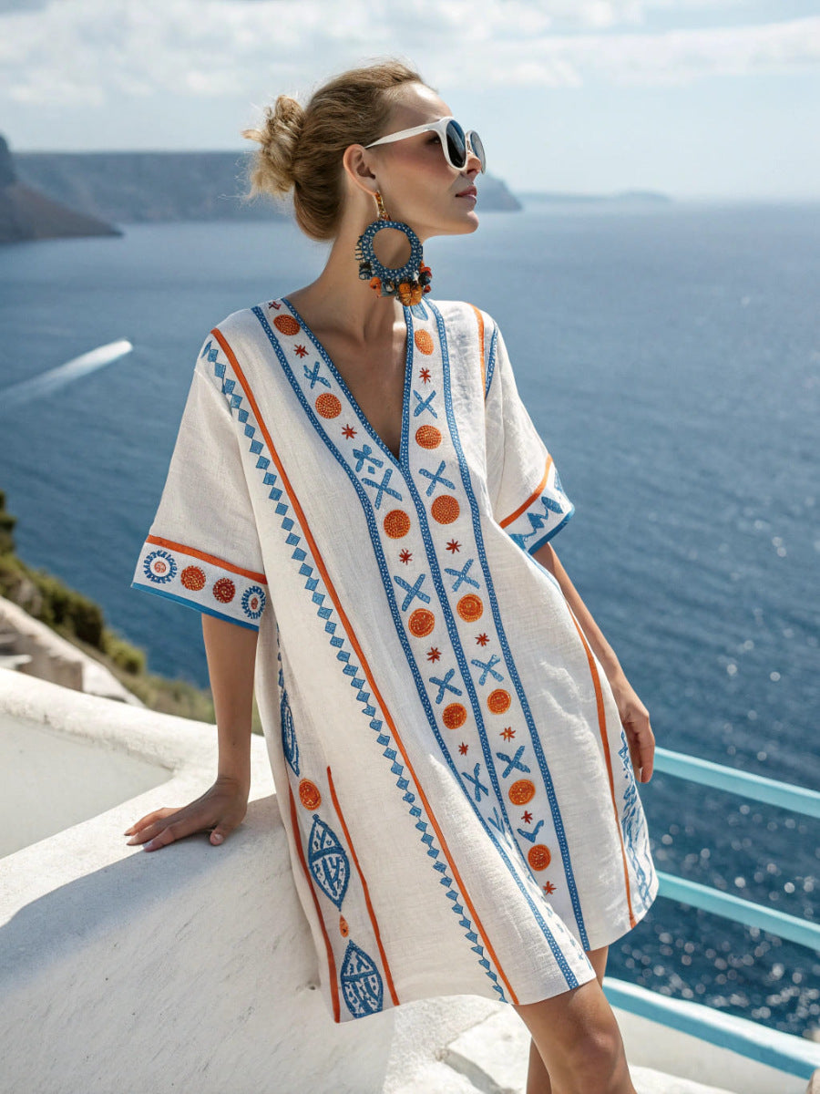Women's Super Fairy V Neck Dress