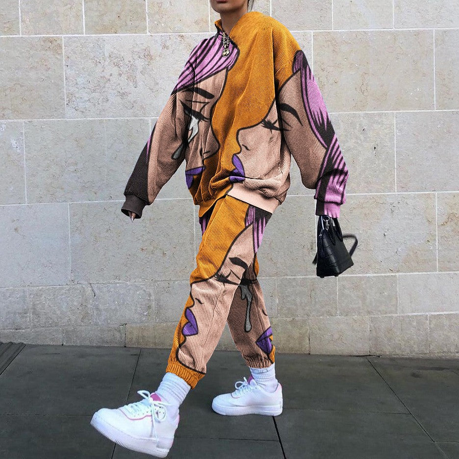 Women's sweatshirt suit