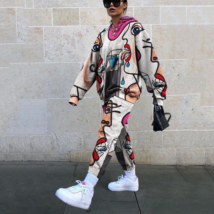 Women's sweatshirt suit