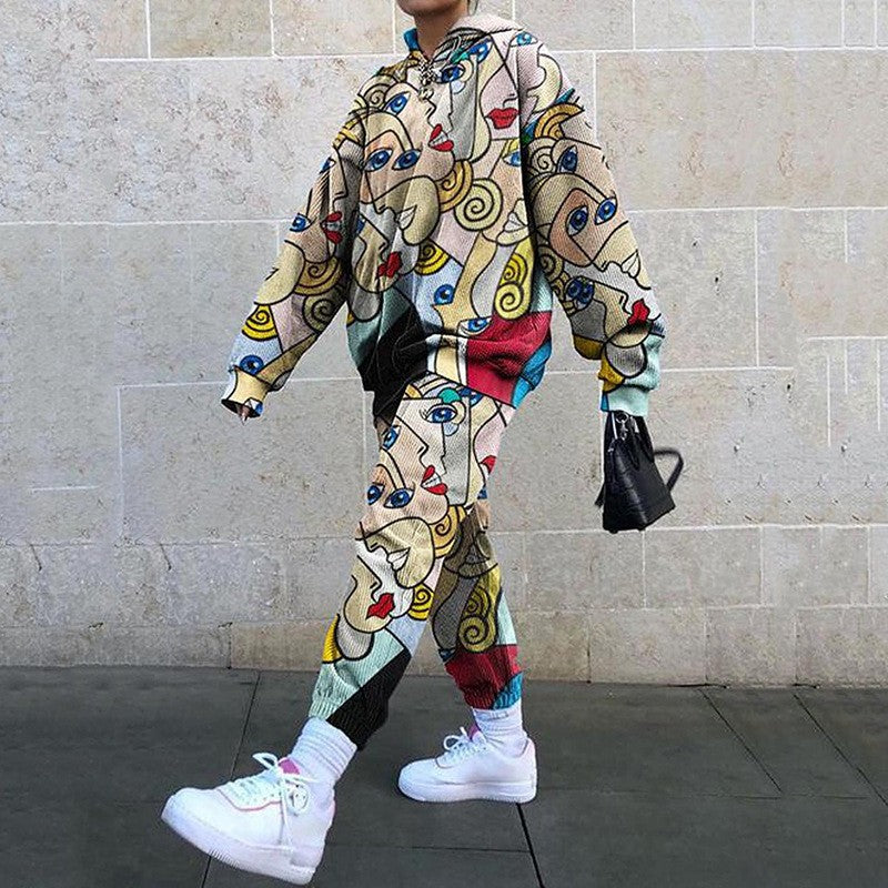 Women's sweatshirt suit