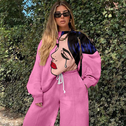Women's sweatshirt suit
