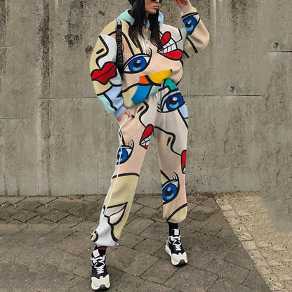 Women's sweatshirt suit