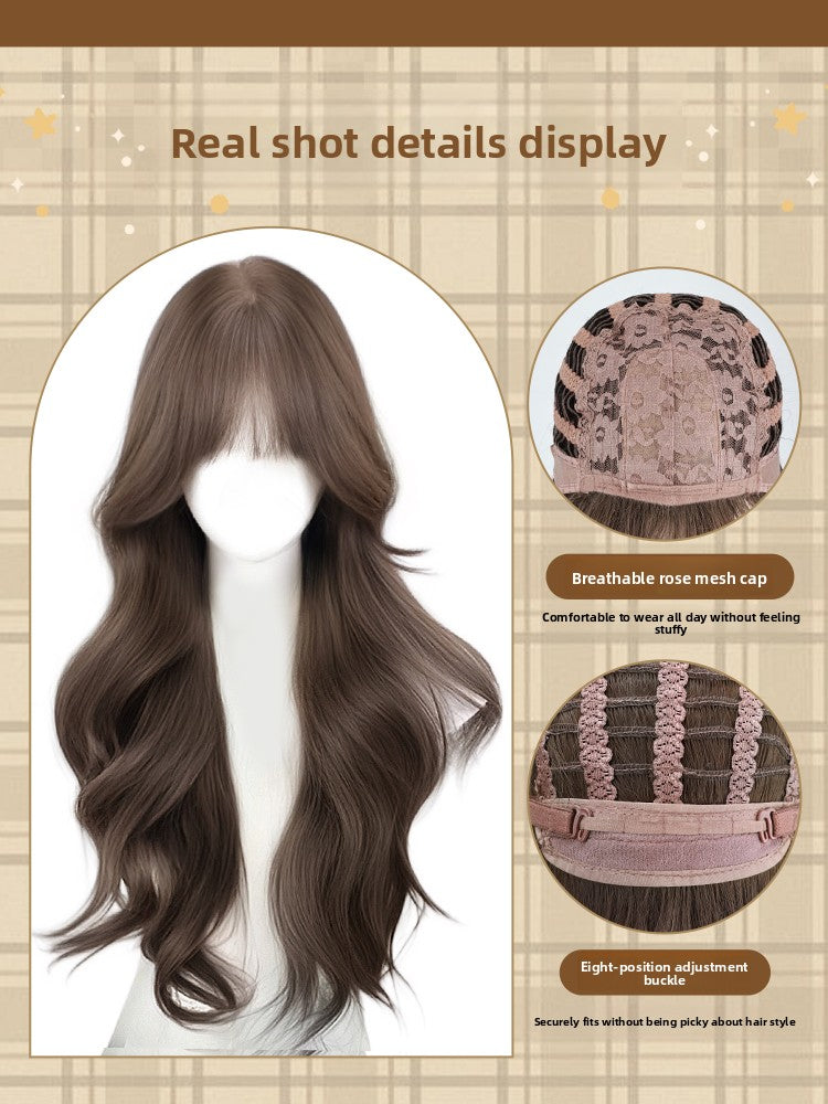 Women's Synthetic Big Wave Long Curly Hair Wig