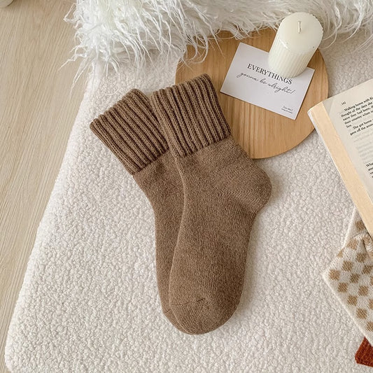 Women's Thermal Terry Loop Mid-Calf Socks