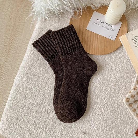 Women's Thermal Terry Loop Mid-Calf Socks