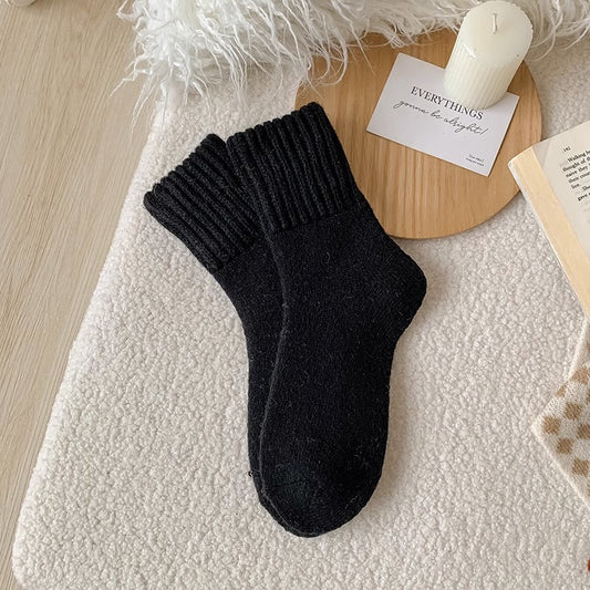 Women's Thermal Terry Loop Mid-Calf Socks